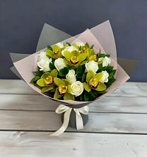 Букет цветов из:  Орхидеи и Розы в Алуште