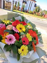 Букет цветов из:  Герберы #REPLACE_PRED# Алуште