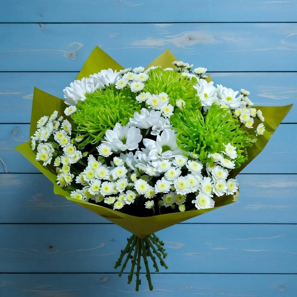 Букет цветов из: Хризантемы в Алуште