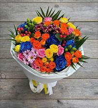 Букет цветов из:  Розы и Хризантемы в Алуште