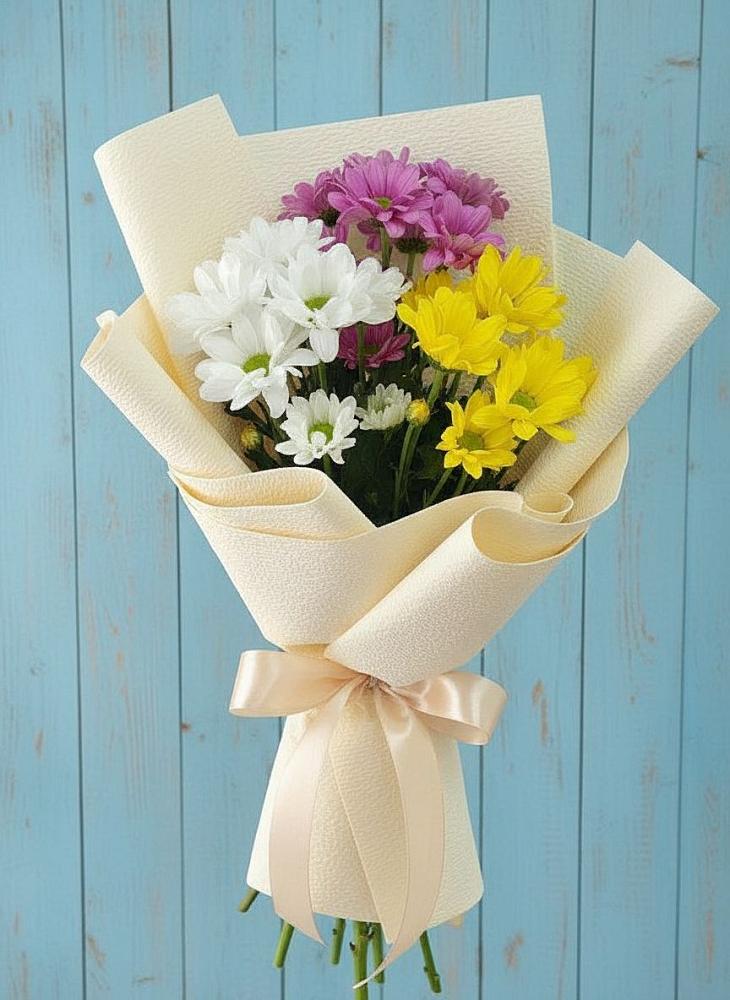 Букет школьные годы в Алуште Букет цветов из: Хризантемы в Алуште