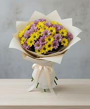 Букет цветов из:  Хризантемы #REPLACE_PRED# Алуште